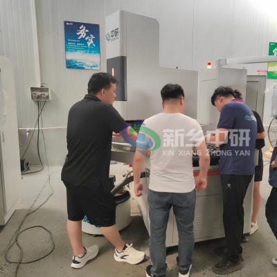 浙江朱總來廠驗(yàn)收雙端面研磨機(jī)